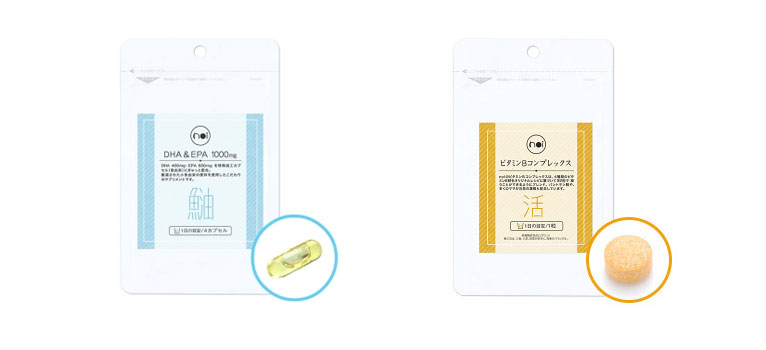 noi DHA&EPA 1000mg、noi ビタミンBコンプレックス発売!